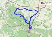 Trasa z dnia 2022-03-09 16:30 - mapa trasy gps - rower szosowy