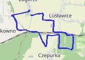 Trasa z dnia 2022-03-09 18:57 - mapa trasy gps - bieganie
