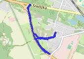 Trasa z dnia 2022-03-07 20:44 - mapa trasy gps - bieganie
