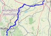 Wrocław - Andrzejówka - mapa trasy gps - samochód