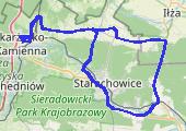 Trasa z dnia 2022-03-13 13:46 - mapa trasy gps - rower szosowy