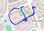 Trasa z dnia 2022-03-18 07:39 - mapa trasy gps - rower trekkingowy