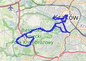 'Kraków 2022-03-17 16:27 - mapa trasy gps - rolki