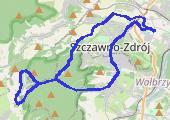 Trasa z dnia 2022-03-18 18:31 - mapa trasy gps - rower górski