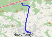 Trasa z dnia 2022-03-19 17:30 - mapa trasy gps - rower górski