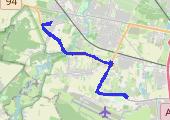 Trasa z dnia 2022-03-20 13:37 - mapa trasy gps - bieganie