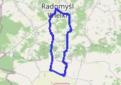 Trasa z dnia 2022-03-20 15:27 - mapa trasy gps - rower trekkingowy