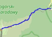 'Babia Góra - poranek 2022-03-20 04:27 - mapa trasy gps - wędrówka