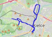 'Kielce 2022-03-20 13:53 - mapa trasy gps - rolki