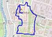 Spacer - mapa trasy gps - spacer