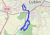 Rower zalew - mapa trasy gps - rower górski