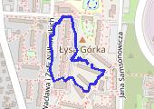 Spacer - mapa trasy gps - spacer
