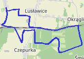 Trasa z dnia 2022-03-29 17:39 - mapa trasy gps - bieganie