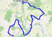 Górzyca Reska- Trzebiatów - mapa trasy gps - wędrówka