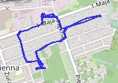 Trasa z dnia 2022-03-31 15:37 - mapa trasy gps - rower szosowy