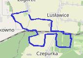 Trasa z dnia 2022-04-06 18:04 - mapa trasy gps - bieganie