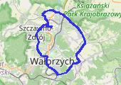 Trasa z dnia 2022-04-06 19:19 - mapa trasy gps - rower górski