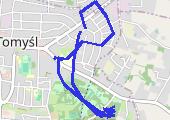 Trasa z dnia 2022-04-11 18:47 - mapa trasy gps - rower górski