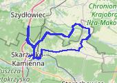 Trasa z dnia 2022-04-13 18:15 - mapa trasy gps - rower szosowy