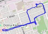 Trasa z dnia 2022-04-15 12:24 - mapa trasy gps - rower szosowy
