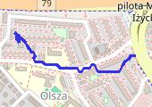 Trasa z dnia 2022-04-13 12:05 - mapa trasy gps - marsz