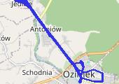 Trasa z dnia 2022-04-16 12:17 - mapa trasy gps - samochód