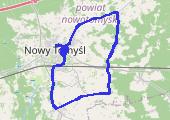 Trasa z dnia 2022-04-19 17:15 - mapa trasy gps - rower górski