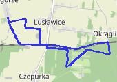Trasa z dnia 2022-04-20 18:53 - mapa trasy gps - bieganie
