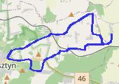 Trasa z dnia 2022-04-24 17:51 - mapa trasy gps - bieganie