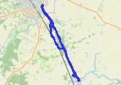 Trasa z dnia 2022-05-01 16:56 - mapa trasy gps - rower trekkingowy