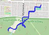 Trasa z dnia 2021-11-07 16:07 - mapa trasy gps - spacer