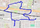 Trasa z dnia 2022-04-13 16:03 - mapa trasy gps - spacer