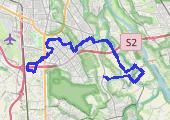 Trasa z dnia 2022-04-05 19:58 - mapa trasy gps - rower szosowy