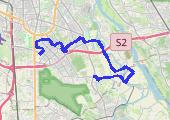 Trasa z dnia 2022-04-07 19:28 - mapa trasy gps - rower szosowy