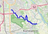 Trasa z dnia 2022-04-12 08:49 - mapa trasy gps - rower szosowy