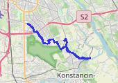 Trasa z dnia 2022-04-13 08:47 - mapa trasy gps - rower szosowy