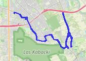 Trasa z dnia 2022-04-22 08:27 - mapa trasy gps - rower szosowy
