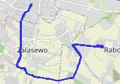 Trasa z dnia 2022-05-08 13:56 - mapa trasy gps - rower miejski