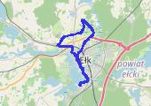 Trasa z dnia 2022-05-09 20:04 - mapa trasy gps - rower górski