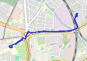 Trasa z dnia 2022-05-10 08:43 - mapa trasy gps - rower górski
