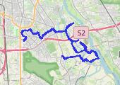 Trasa z dnia 2022-05-10 18:28 - mapa trasy gps - rower szosowy