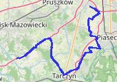 Nowa Bukówka-Tarczyn-Raszyn - mapa trasy gps - rower szosowy
