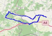 Trasa z dnia 2022-05-15 15:35 - mapa trasy gps - rower trekkingowy