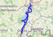 Trasa z dnia 2022-05-18 18:40 - mapa trasy gps - rower szosowy