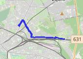 Trasa z dnia 2022-05-22 11:52 - mapa trasy gps - nordic walking