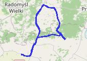 Trasa z dnia 2022-05-22 16:43 - mapa trasy gps - rower trekkingowy