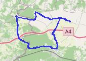 Trasa z dnia 2022-06-05 12:53 - mapa trasy gps - rower trekkingowy