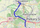 Trasa z dnia 2022-05-12 23:29 - mapa trasy gps - rower górski