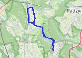 Trasa z dnia 2022-06-11 18:04 - mapa trasy gps - rower górski
