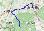Bielsko-Biała - Leśnica, Marcin 2022-06-12 10:31 - mapa trasy gps - samochód